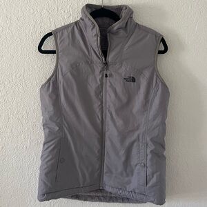 The North Face Women’s Reversible Vest Faux Fur - Gray